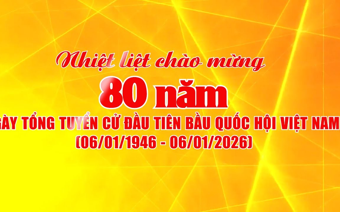 Phê duyệt mẫu biểu trưng sử dụng trong các hoạt động tuyên truyền Kỷ niệm 80 năm Ngày Tổng tuyển cử đầu tiên bầu Quốc hội Việt Nam 