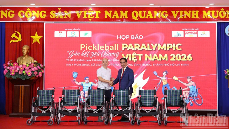 Giải Pickleball Paralympic Việt Nam, gắn kết yêu thương lan tỏa tinh thần thể thao hòa nhập - Ảnh 2.