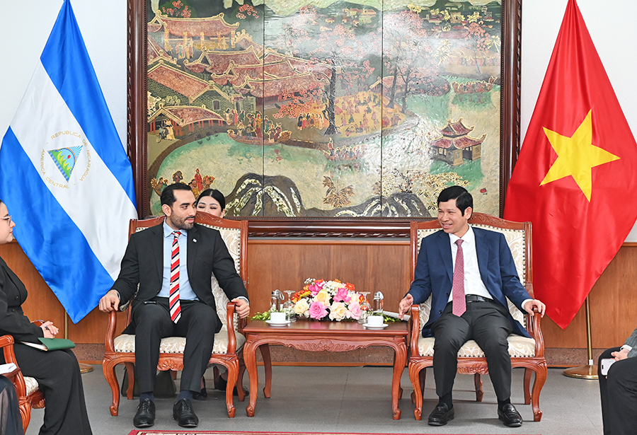 Việt Nam - Nicaragua tăng cường hợp tác trong lĩnh vực văn hóa, thông tin, thể thao và du lịch - Ảnh 1.
