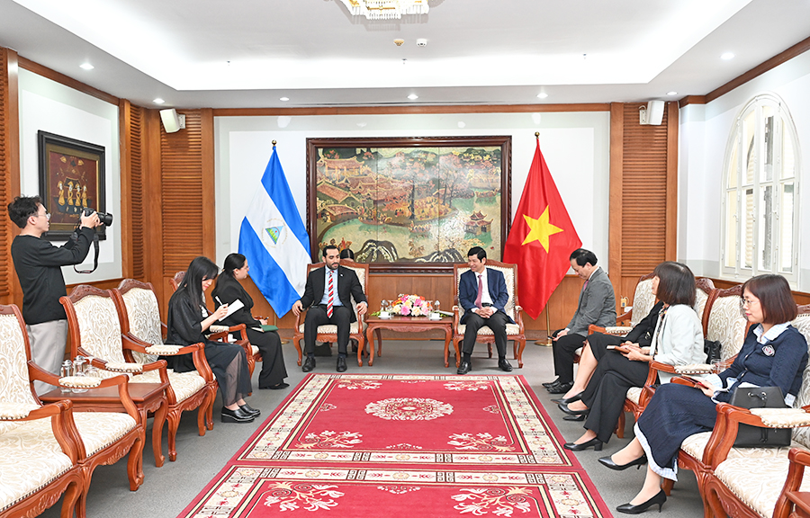 Việt Nam - Nicaragua tăng cường hợp tác trong lĩnh vực văn hóa, thông tin, thể thao và du lịch - Ảnh 2.