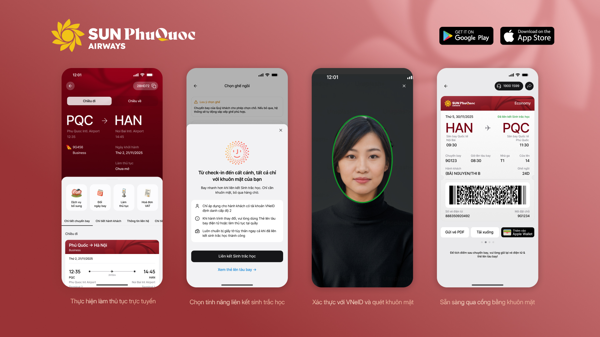 Từ ngày 01/01/2026, hành khách Sun PhuQuoc Airways có thể làm thủ tục bay bằng sinh trắc học - Ảnh 1.