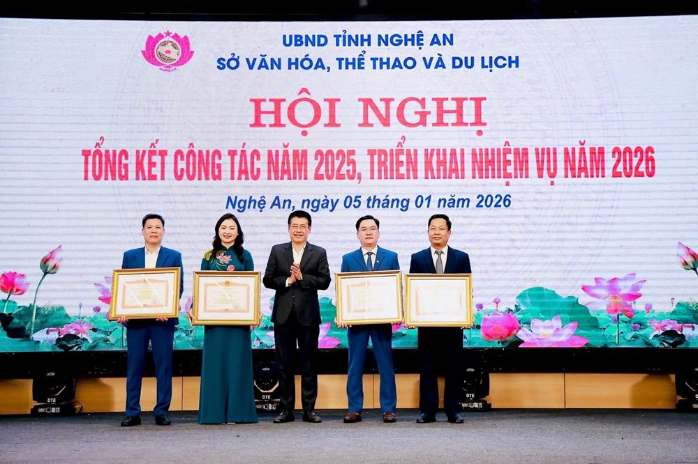 Ngành VHTTDL Nghệ An quyết tâm đổi mới, tạo bứt phá trong năm 2026 - Ảnh 2. Ngành VHTTDL Nghệ An quyết tâm đổi mới, tạo bứt phá trong năm 2026 - Ảnh 2.