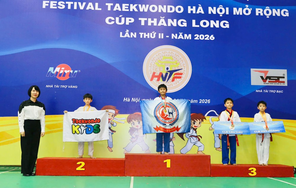 Taekwondo Kids Việt Nam giành ngôi Nhất toàn đoàn tại Festival Taekwondo Hà Nội mở rộng - Ảnh 3.