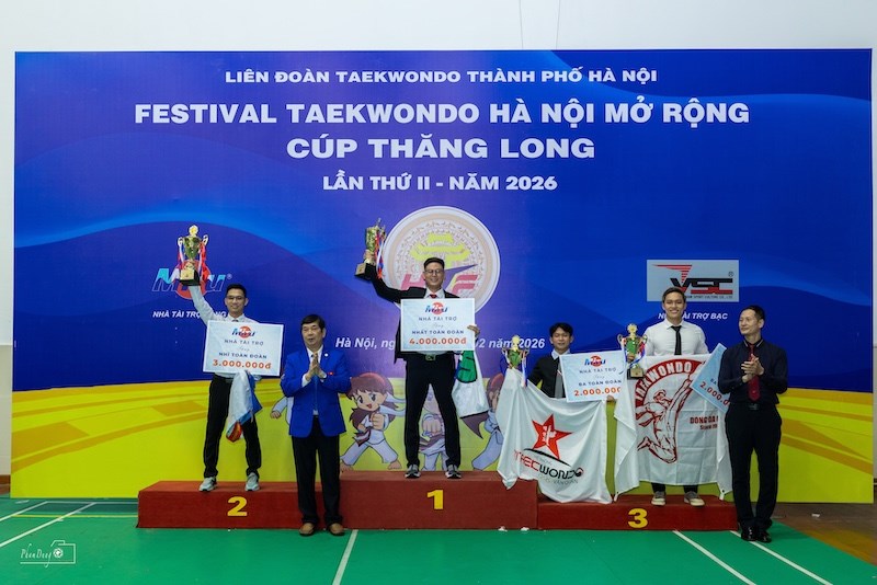 Taekwondo Kids Việt Nam giành ngôi Nhất toàn đoàn tại Festival Taekwondo Hà Nội mở rộng - Ảnh 1.