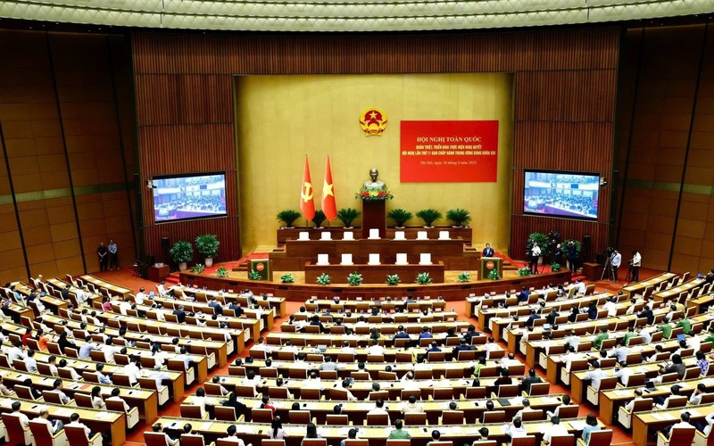 Sáng nay, diễn ra Hội nghị toàn quốc quán triệt, triển khai thực hiện các Nghị quyết số 79 và 80 của Bộ Chính trị