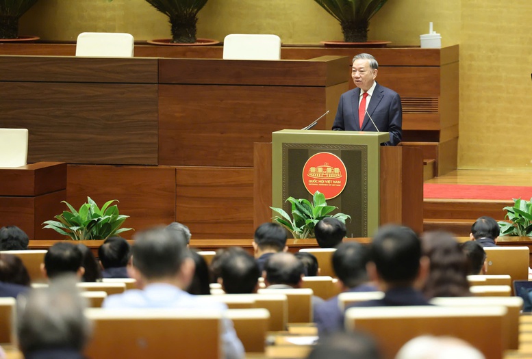 Phát biểu của Tổng Bí thư Tô Lâm tại Hội nghị toàn quốc quán triệt, triển khai Nghị quyết số 79 và 80 của Bộ Chính trị - Ảnh 3.