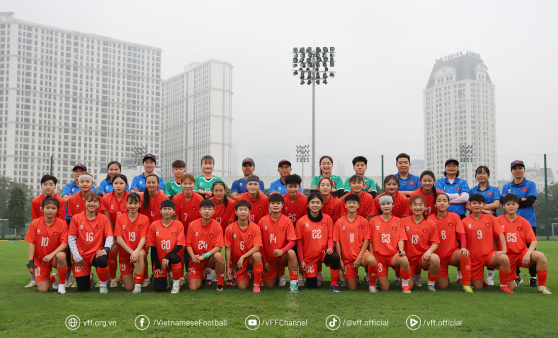 Việt Nam tập trung chuẩn bị cho Vòng chung kết U20 nữ châu Á 2026 - Ảnh 1. Việt Nam tập trung chuẩn bị cho Vòng chung kết U20 nữ châu Á 2026 - Ảnh 1.