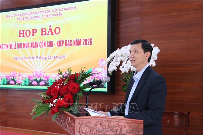 Nâng tầm Lễ hội mùa xuân Côn Sơn - Kiếp Bạc với nhiều hoạt động đặc sắc - Ảnh 2.