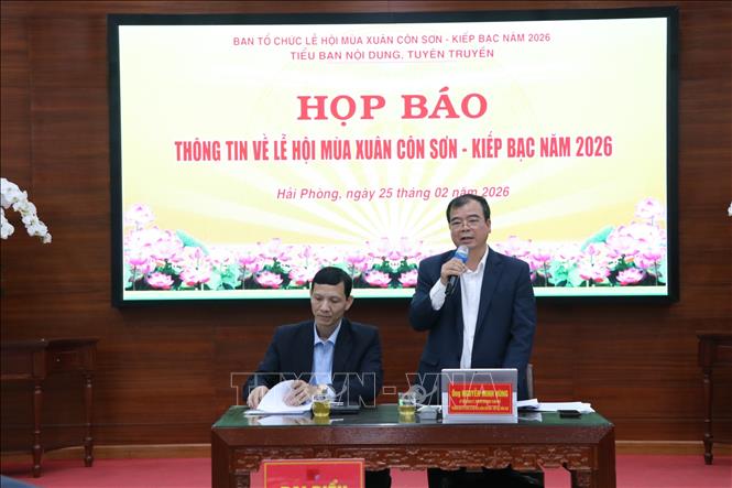 Nâng tầm Lễ hội mùa xuân Côn Sơn - Kiếp Bạc với nhiều hoạt động đặc sắc - Ảnh 1.