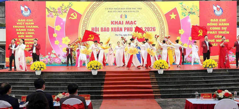 Náo nức Hội báo Xuân Phú Thọ 2026 - Ảnh 6.