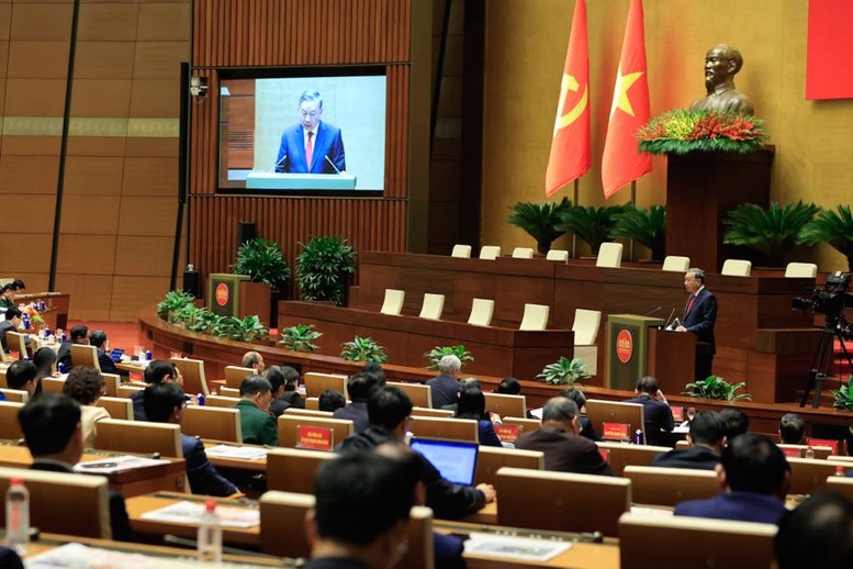 Toàn văn Phát biểu chỉ đạo của Tổng Bí thư Tô Lâm tại Hội nghị toàn quốc nghiên cứu, học tập, quán triệt và triển khai thực hiện Nghị quyết Đại hội XIV của Đảng - Ảnh 2.