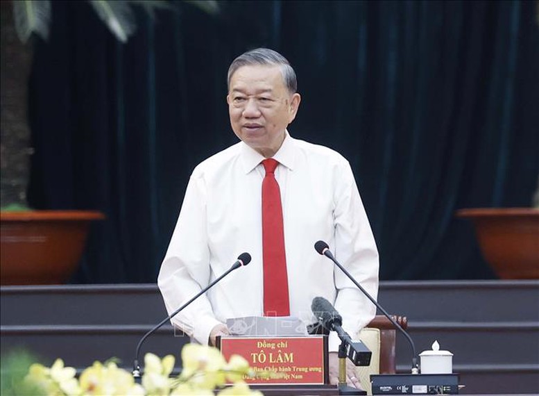 Tổng Bí thư Tô Lâm gặp mặt các đồng chí nguyên Ủy viên Trung ương Đảng khu vực phía nam - Ảnh 2.