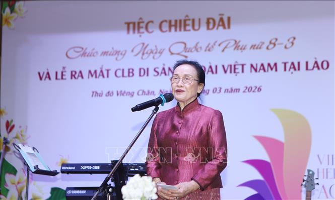 Lan tỏa văn hóa Việt Nam tại Lào qua tà áo dài - Ảnh 2.