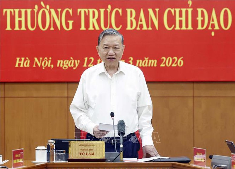 Tổng Bí thư Tô Lâm: Triển khai Nghị quyết 57 phải quyết liệt, bài bản hơn, gắn với kết quả cụ thể - Ảnh 1.