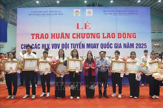 Khai mạc Giải Vô địch các câu lạc bộ Muay quốc gia năm 2026 - Ảnh 3. Khai mạc Giải Vô địch các câu lạc bộ Muay quốc gia năm 2026 - Ảnh 3.