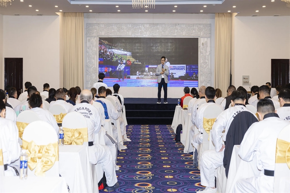 Taekwondo Việt Nam nâng tầm chuyên môn trọng tài theo chuẩn quốc tế - Ảnh 2.