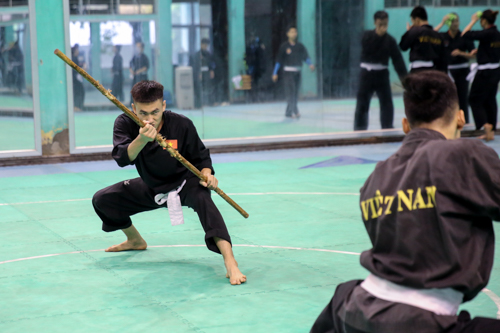 Hình ảnh các VĐV Pencak silat nỗ lực tập luyện trước ngày ASIAD 2018 khởi tranh