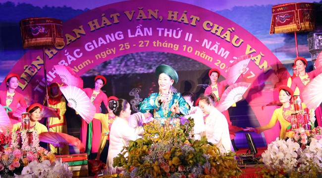 Tổ chức Liên hoan hát Văn, hát Chầu văn tỉnh Bắc Giang lần thứ III, năm 2019 - Ảnh 1.