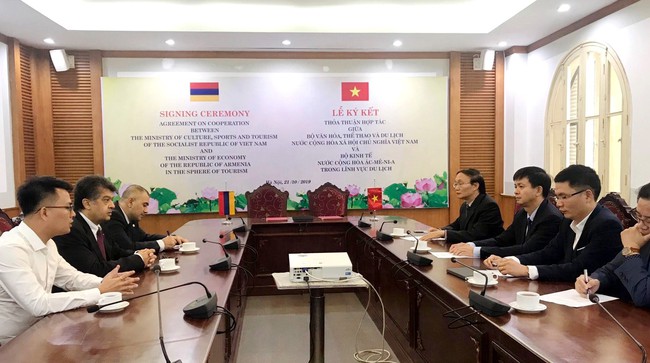 Thứ trưởng Lê Quang Tùng tiếp Đại sứ Đặc mệnh Toàn quyền Cộng hòa Armenia tại Việt Nam  - Ảnh 1.