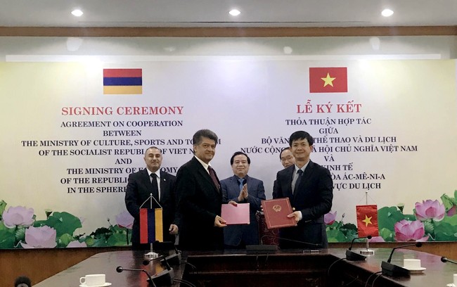 Thứ trưởng Lê Quang Tùng tiếp Đại sứ Đặc mệnh Toàn quyền Cộng hòa Armenia tại Việt Nam  - Ảnh 3.