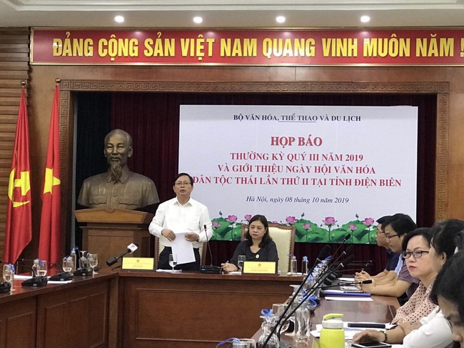 Họp báo về Ngày hội văn hóa dân tộc Thái lần thứ II năm 2019 tại Điện Biên  - Ảnh 1.