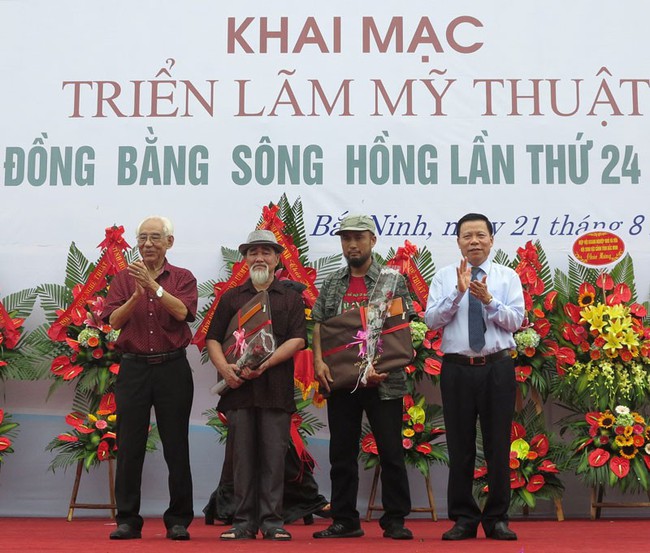 Khai mạc triển lãm Mỹ thuật Đồng bằng sông Hồng lần thứ 24 năm 2019 - Ảnh 1.