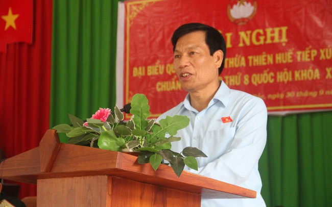 Bộ trưởng Nguyễn Ngọc Thiện tiếp xúc cử tri Thừa Thiên Huế: Giải quyết những vấn đề đời sống dân sinh - Ảnh 1.