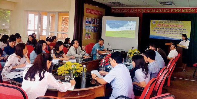 Trường CĐ VHNT Việt Bắc tổ chức thành công Hội thảo &quot;Nâng cao chất lượng đào tạo ngành trọng điểm cấp quốc gia&quot; - Ảnh 1.