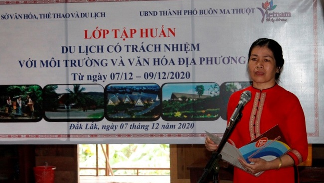 Đắk Lắk: Tập huấn du lịch có trách nhiệm với môi trường và văn hóa địa phương - Ảnh 1.
