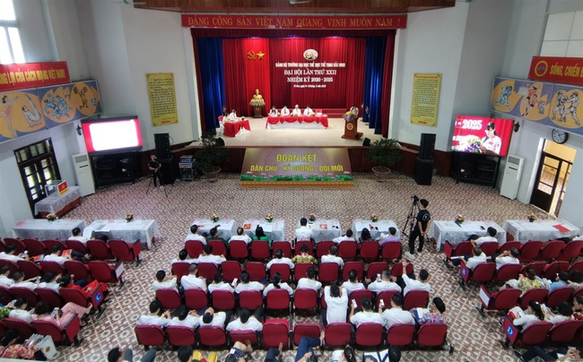 Trường Đại học TDTT Bắc Ninh tổ chức thành công Đại hội Đảng bộ lần thứ XXII, nhiệm kỳ 2020-2025 - Ảnh 5.
