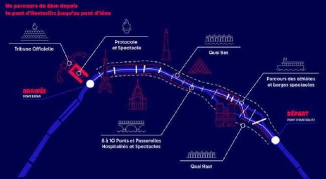 Thế vận hội Olympic Paris 2024: Pháp dự kiến tổ chức Lễ khai mạc Olympic Paris 2024 trên sông Seine - Ảnh 2.