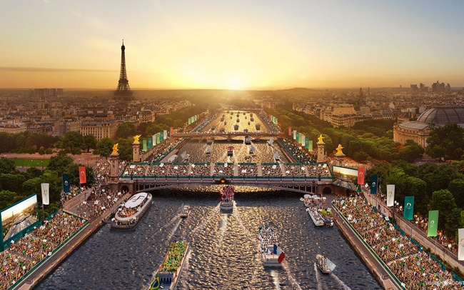 Thế vận hội Olympic Paris 2024: Pháp dự kiến tổ chức Lễ khai mạc Olympic Paris 2024 trên sông Seine - Ảnh 1.