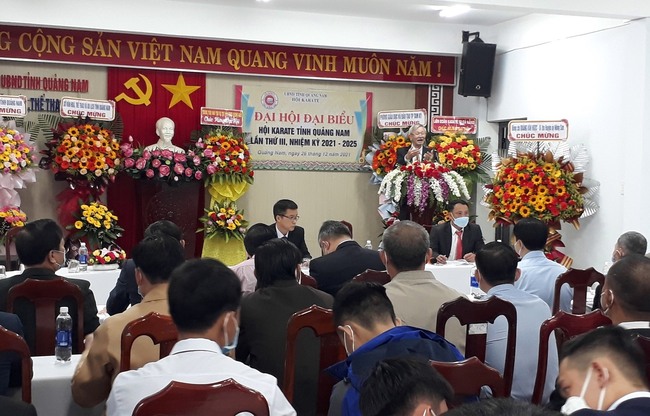 Đại hội Hội Karatedo tỉnh Quảng Nam nhiệm kỳ 2021-2025 - Ảnh 1.