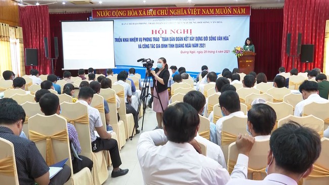 Quảng Ngãi: Triển khai phong trào &quot;Toàn dân đoàn kết xây dựng đời sống văn hóa&quot; năm 2021 - Ảnh 1.