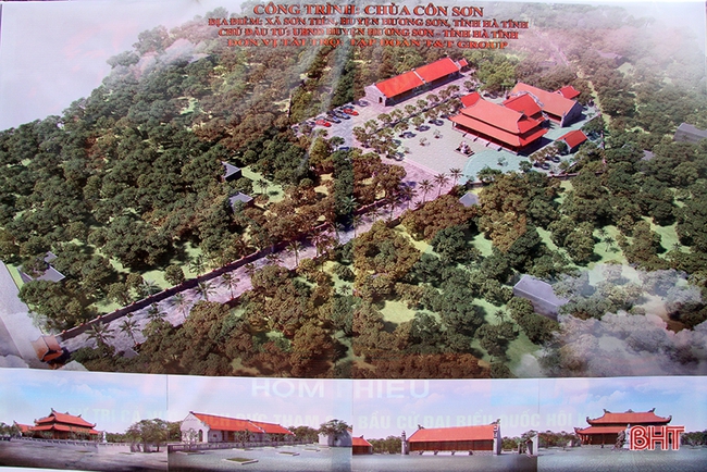 Hà Tĩnh: Tu bổ, tôn tạo di tích lịch sử chùa Côn Sơn - Ảnh 1.