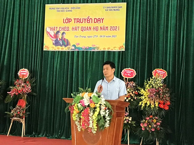 Bắc Giang: Trung tâm Văn hóa- Điện ảnh tỉnh mở lớp truyền dạy hát chèo, hát quan họ năm 2021 - Ảnh 1.