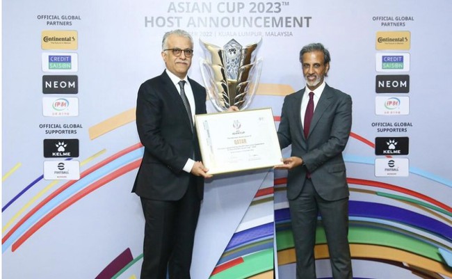 Qatar được trao quyền đăng cai Vòng chung kết Asian Cup 2023 - Ảnh 1.