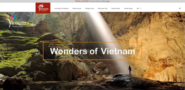 Website vietnam.travel của Tổng cục Du lịch tăng hạng mạnh trên thế giới - Ảnh 1.