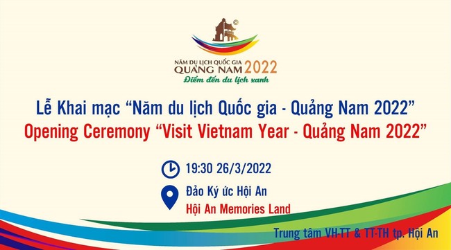 Lễ khai mạc Năm du lịch quốc gia - Quảng Nam 2022 hứa hẹn đem lại cảm xúc mới mẻ cho du khách - Ảnh 2.