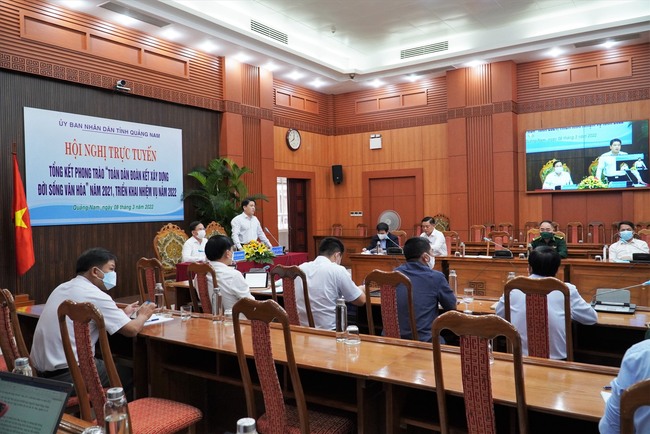 Quảng Nam: Triển khai nhiệm vụ phong trào TDĐKXDĐSVH năm 2022 - Ảnh 1.