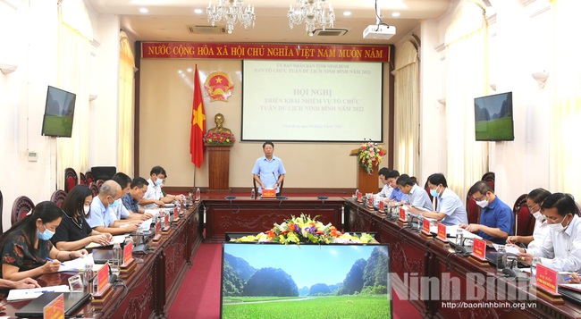 Triển khai nhiệm vụ tổ chức Tuần du lịch Ninh Bình năm 2022 - Ảnh 1.