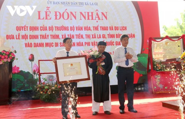 Bình Thuận: Bảo tồn và phát huy lễ hội Dinh Thầy Thím phục vụ phát triển du lịch - Ảnh 2.