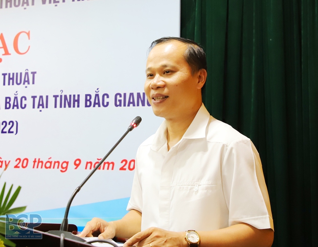 Bắc Giang: Khai mạc Trại sáng tác văn học nghệ thuật khu vực Đồng bằng Trung du và miền núi phía Bắc - Ảnh 2.