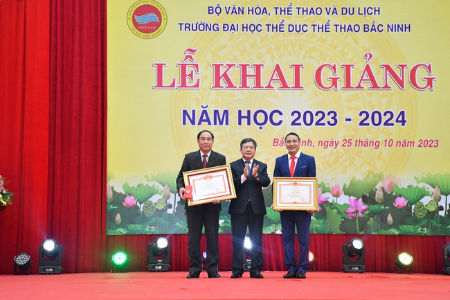 Trường Đại học Thể dục thể thao Bắc Ninh khai giảng năm học 2023-2024 - Ảnh 4.