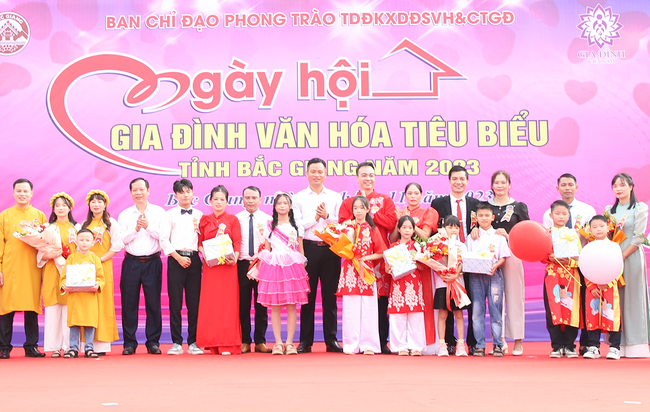 Ngày hội “Gia đình văn hóa tiêu biểu” tỉnh Bắc Giang năm 2023 - Ảnh 2.