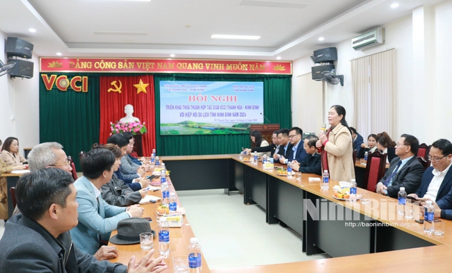 Tổ chức chương trình liên kết xây dựng và phát triển sản phẩm du lịch giữa Ninh Bình và Thanh Hóa - Ảnh 1.