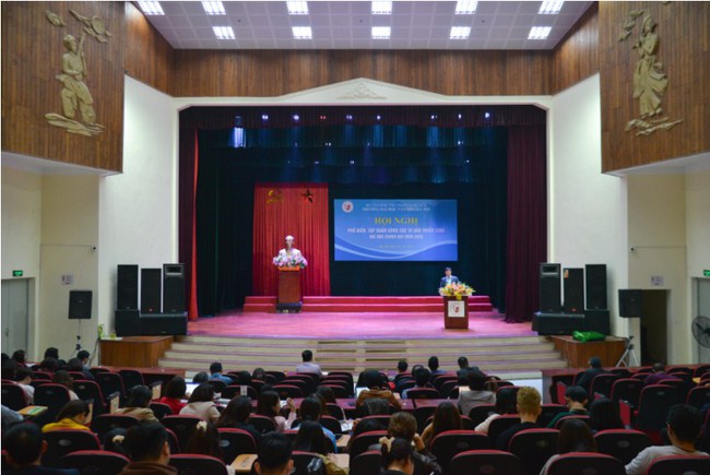 Trường đại học Văn hóa Hà Nội tổ chức Hội nghị phổ biến, tập huấn công tác tư vấn tuyển sinh đại học chính quy năm 2023 - Ảnh 1.