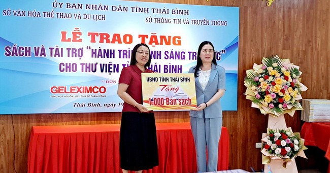 Thư viện tỉnh Thái Bình tiếp nhận gần 3.000 bản sách, báo phục vụ nhu cầu bạn đọc - Ảnh 1.