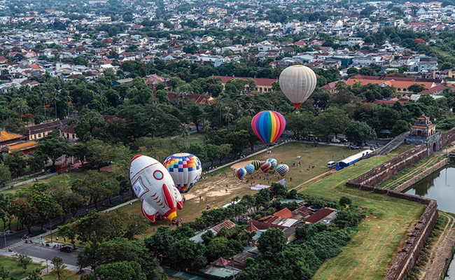 Lễ hội Khinh khí cầu quốc tế Huế 2023 sẽ diễn ra từ 12 - 20/4 - Ảnh 1.