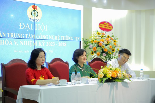 Đại hội Công đoàn Trung tâm Công nghệ thông tin khóa V nhiệm kỳ 2023-2028 - Ảnh 9.